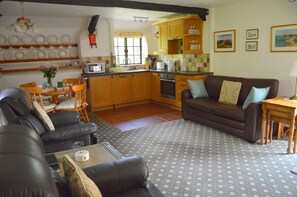Lounge with sofa bed
