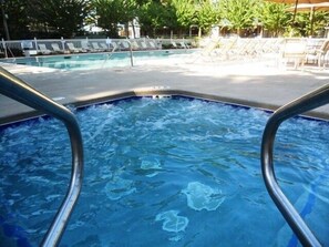 Hot Tub in back yard!