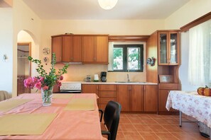 Living room and kitchen