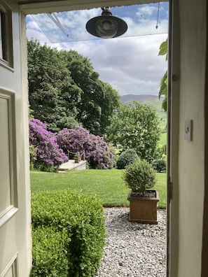 View of Llantysilio Mountains from front door