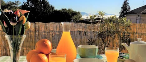 Colazione in terrazza