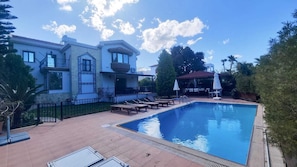 Front view of villa