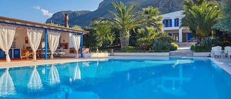 A view of the house from the pool