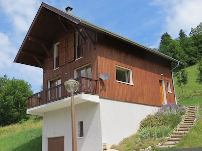 Beautiful Alpine Chalet in Les Bauges Regional Park with stunning mountain views
