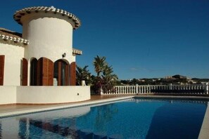 Part of the villa from the pool