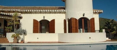 Part of the villa from the pool