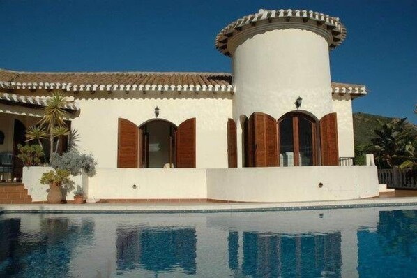 Part of the villa from the pool