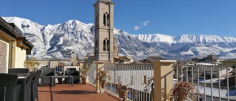 Spectacular panoramic terrace.