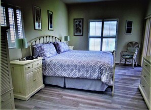 THE MASTER BEDROOM WITH OUR NEW BEDDING AND LAMINATED FLOOR - #421