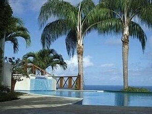 View overlooking the west coast from the living and sun deck