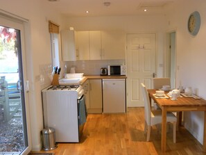 Kitchen and dining area