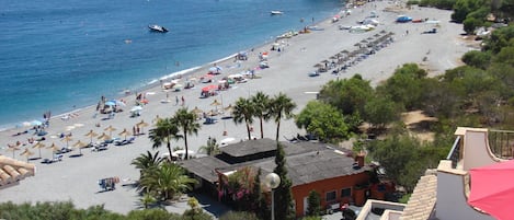 Vue sur la plage/l’océan