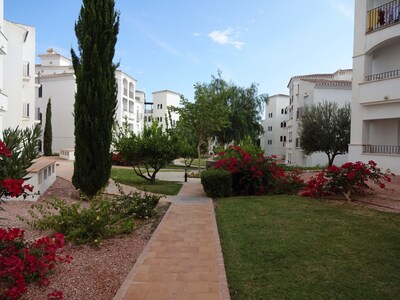 Two bedroom apartment in quiet location close to pool