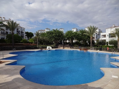 Two bedroom apartment in quiet location close to pool