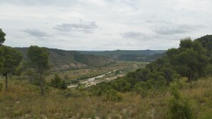 vistas rio Matarraña por la ruta de Caminos Naturales