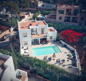 Ariel view of Villa