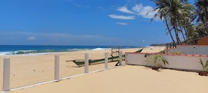 Beautifully expansive views of the beach looking north.