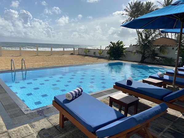 Beautifully expansive views of the beach and Indian Ocean