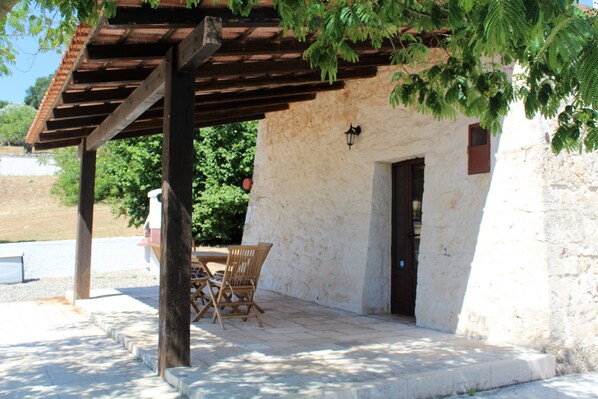 This is the veranda.  Purely a place to relax and enjoy a glass of something!