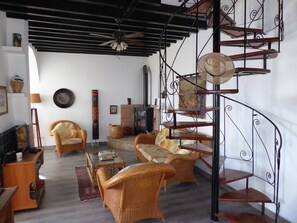 lounge with sitting area. 