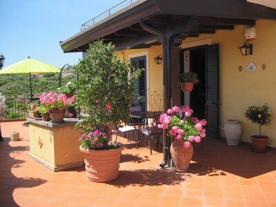 Mascali: "Il casale degli aranci" house / villa  with garden  3 rooms - 2/5 persons