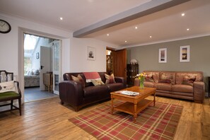 lounge with conservatory in background