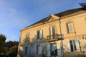 An imposing facade