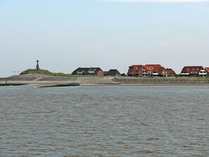 Hus Blinkfuer schon von der Fähre aus zu sehen