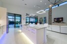Kitchen Island with "floating lights"