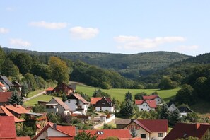 Ausblick vom Wintergarten