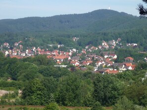 Blick vom Sachsenstein auf Bad Sachsa