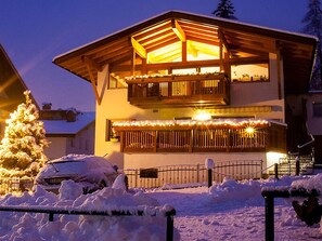 Apartments Dolomie - Winter - by night