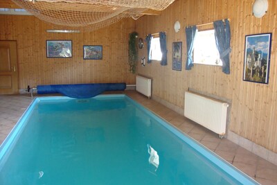 Holiday house Ender with a small private zoo and heated indoor pool in Wentdorf