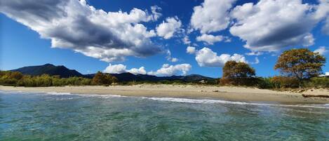 Plage en face de la maison