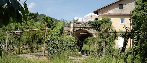 house with terraces