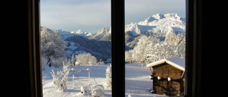 vue depuis le séjour de l'appartement