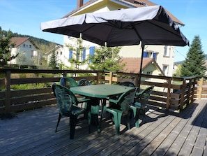The terrace