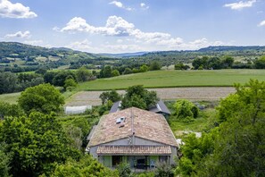 façade est ,vue plongeante