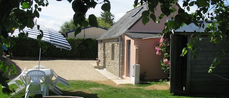 vue du fond du jardin