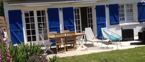 Terrasse sur jardin