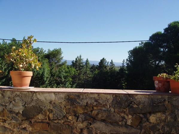 vue sur le contrefort des Cévennes