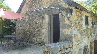 entrée du petit gîte