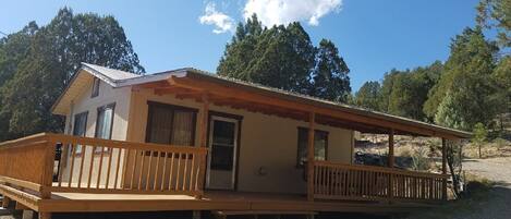 huge covered porch for outdoor living