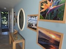 Walk in the door, and there are images of Maui to astound: the vista and photos.