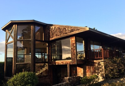 180 degree glassed in view of mountaintop estate
