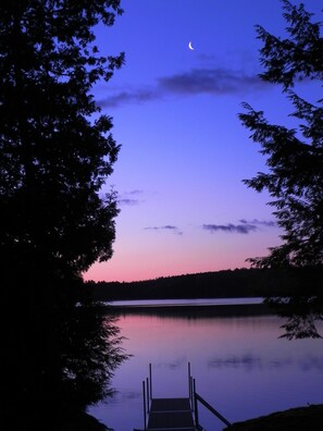 Moon over the water