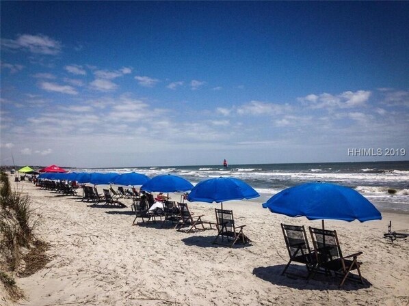 Our beautiful semi - private beach!!