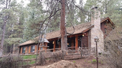 Great 2300 sq. ft. cabin in the pines....2 miles from the lake.  Enjoy 4 acres 