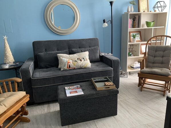 Living room area
