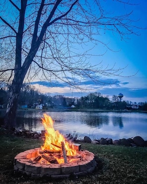 Sunset Campfire!  Where’s the S’mores?